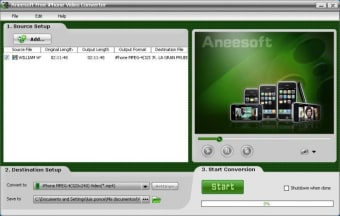 Aneesoft Free iPhone Video Converter