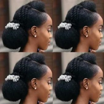 African Natural Hair Style