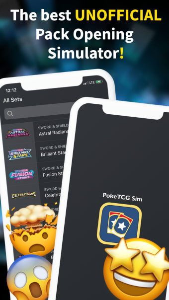 PokeTCG Sim - Open Card Packs