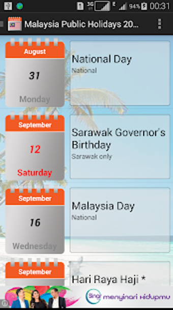 Malaysia Public Holidays