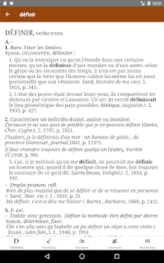 French dictionary TLFi