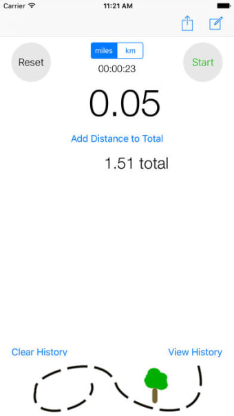 Simple Distance Tracker