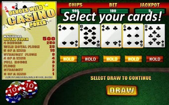 Deuces Wild Casino Poker