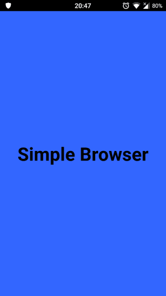 Simple Private Browser