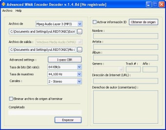 WMA Encoder Decoder