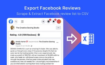 Reviews Extractor for Facebook