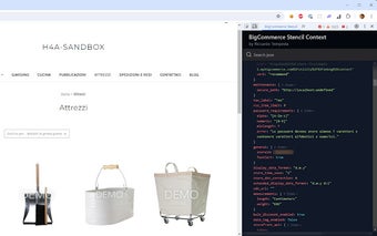 BigCommerce Debug Extension