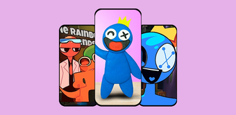 Rainbow Friends Blue Wallpaper