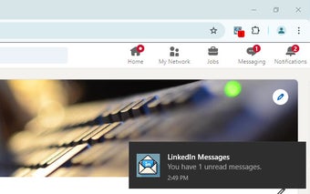 LinkedIn Message Notifier