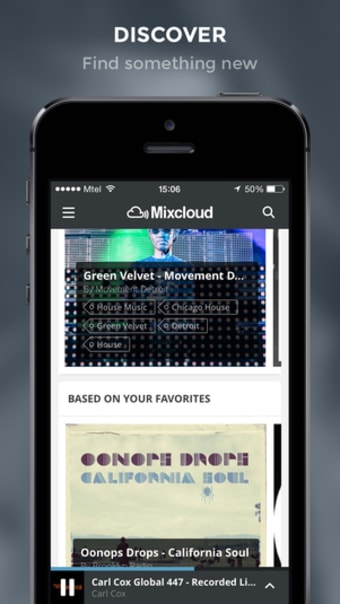 Mixcloud - audio  dj mixes