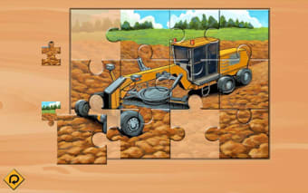 Kids Vehicles Construction Lite toddler puzzle