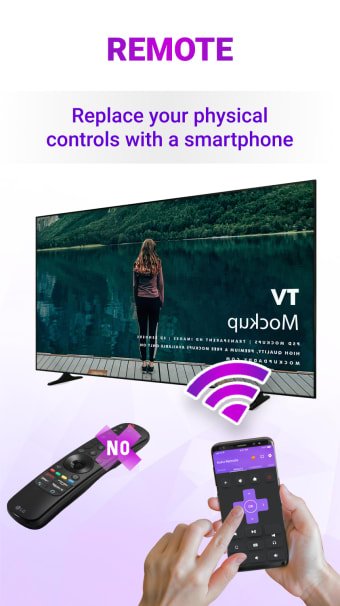 Remote Control for Roku TVs