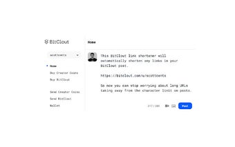 BitClout Auto Link Shortener