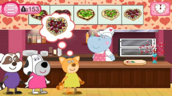 Valentine's cafe: Cooking game