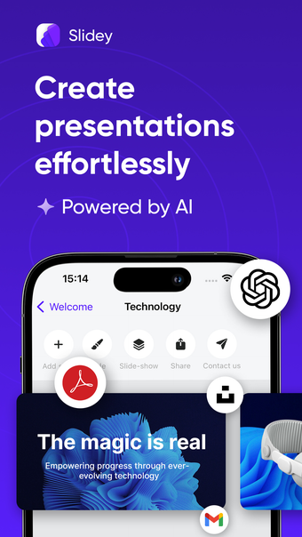 Slidey: Ai Presentation Slides