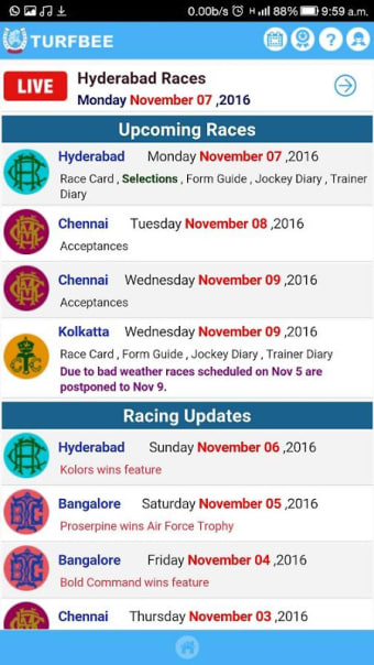 TURFBEE - India Horse Racing
