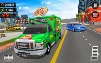 Pizza Delivery Van Driver Game