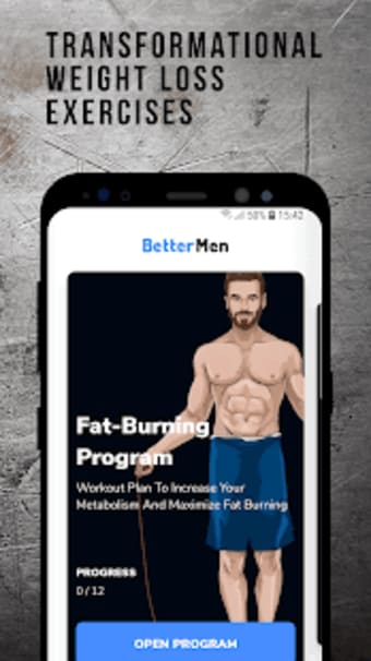 BetterMen: Home Workouts  Diet