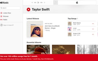 Apple Music(iTunes) Web Player