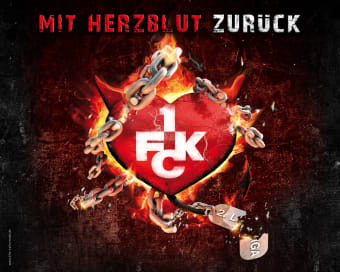 1. FCK Kaiserslautern Mit Herzblut zurück Wallpaper
