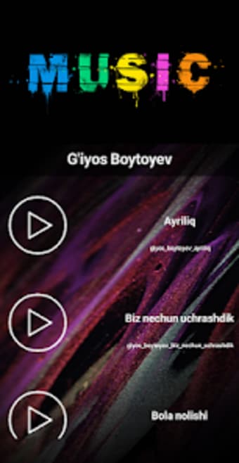 Giyos Boytoyev qoshiqlari