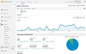 Accordion Nav for Google Analytics™