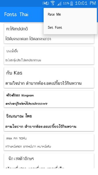 Fonts Thai for FlipFont