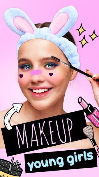 Face beauty makeup camera