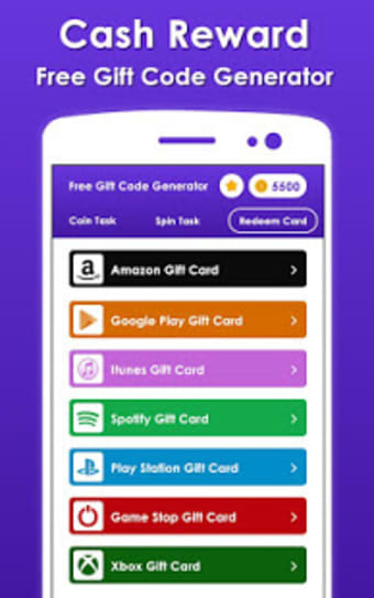 Cash Reward - Free Gift Code Generator