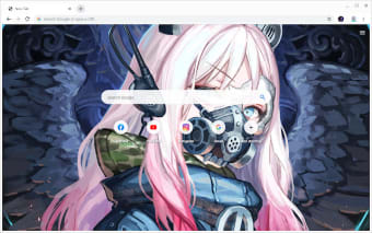 Anime Girls on Mask Wallpapers New Tab