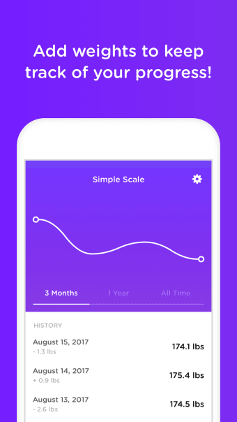 Simple Scale: Weight Tracker App