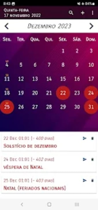 Calendário Brasileiro