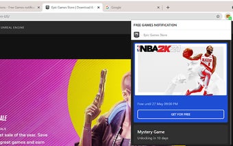 Free Games notification