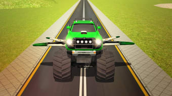 Flying Truck Pilot Driving 3D