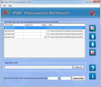 Aplus PDF Password Remover