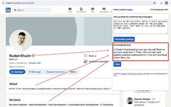 Linkedin Personalized Invitations AI