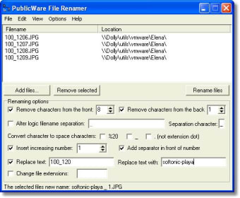PublicWare File Renamer