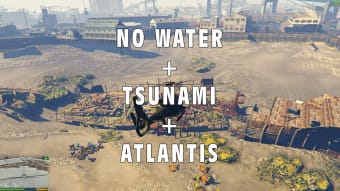 GTA 5 No Water + Tsunami + Atlantis Mod