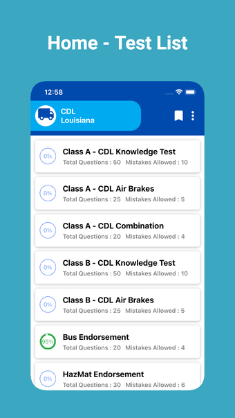 Louisiana CDL Prep Test