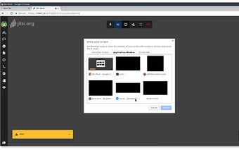 Jitsi Desktop Streamer for Flick2Know