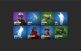 Fortnite - New tab - Current item shop