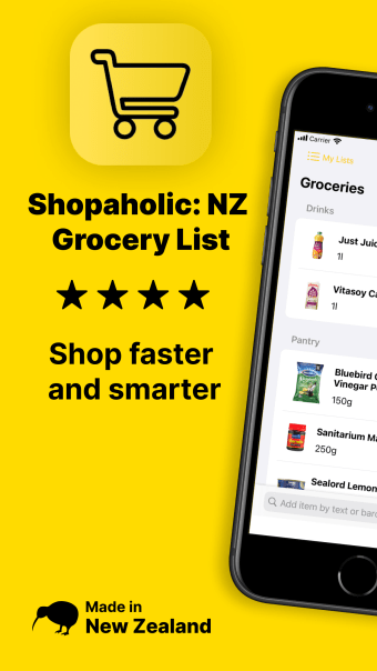 Shopaholic: NZ Grocery List