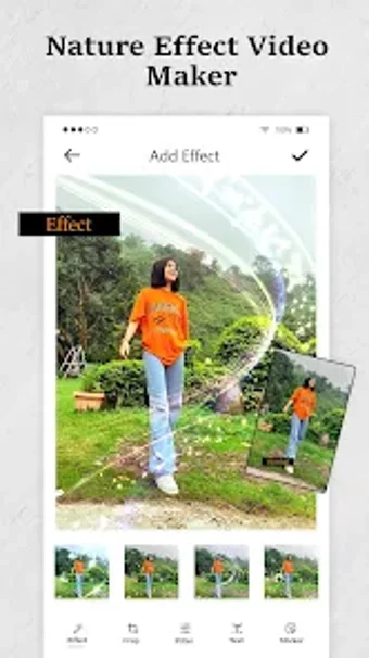 Nature Effect video maker