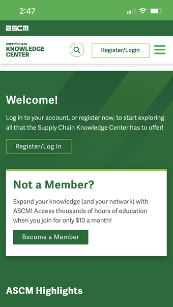 Supply Chain Knowledge Center