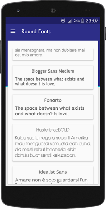 Round fonts for FlipFont APK para Android - Descargar