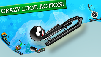 Stickman Luge - Winter Games