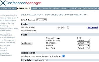 ConferenceManager Administration