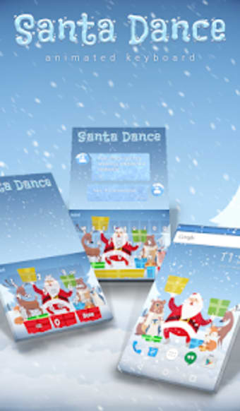 Santa Dance Animated Keyboard