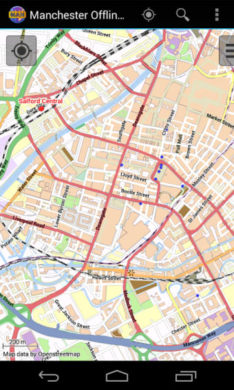 Manchester Offline City Map