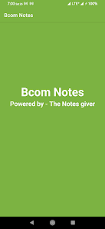 Bcom notes